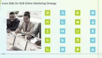 Icons Slide For B2B Online Marketing Strategy Topics PDF