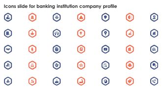 Icons Slide For Banking Institution Company Profile Introduction PDF