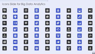 Icons Slide For Big Data Analytics Ppt PowerPoint Presentation File Inspiration PDF