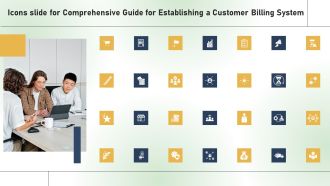 Icons Slide For Comprehensive Guide For Establishing A Customer Billing System Ppt PowerPoint Presentation File Diagrams PDF