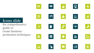 Icons Slide For Comprehensive Guide To Create Business Promotion Techniques Ppt PowerPoint Presentation Diagram PDF