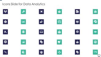 Icons Slide For Data Analytics Ppt Ideas Mockup PDF
