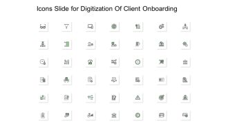 Icons Slide For Digitization Of Client Onboarding Ppt Infographics Structure PDF