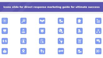 Icons Slide For Direct Response Marketing Guide For Ultimate Success Rules PDF