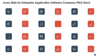 Icons Slide For Enterprise Application Software Company Pitch Deck Brochure PDF