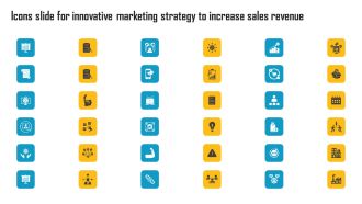 Icons Slide For Innovative Marketing Strategy To Increase Sales Revenue Graphics PDF