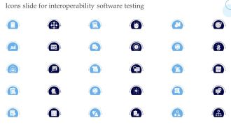 Icons Slide For Interoperability Software Testing Professional PDF