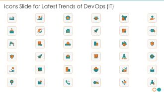 Icons Slide For Latest Trends Of Devops It Topics PDF