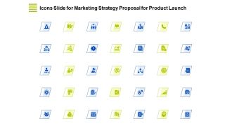 Icons Slide For Marketing Strategy Proposal For Product Launch Topics PDF