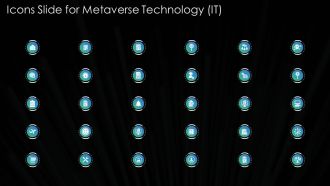 Icons Slide For Metaverse Technology IT Ppt PowerPoint Presentation File Professional PDF