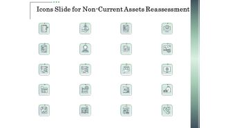 Icons Slide For Non Current Assets Reassessment Clipart PDF