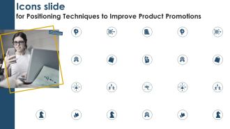 Icons Slide For Positioning Techniques To Improve Product Promotions Clipart PDF
