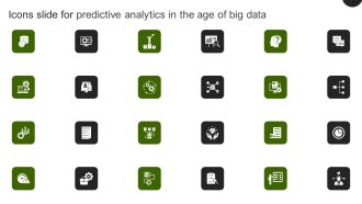 Icons Slide For Predictive Analytics In The Age Of Big Data Inspiration PDF