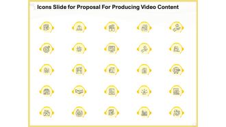 Icons Slide For Proposal For Producing Video Content Ppt Ideas Templates PDF