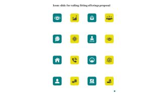 Icons Slide For Railing Fitting Offerings Proposal One Pager Sample Example Document