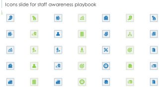 Icons Slide For Staff Awareness Playbook Download PDF