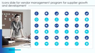 Icons Slide For Vendor Management Program For Supplier Growth And Development Demonstration PDF