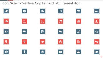 Icons Slide For Venture Capital Fund Pitch Presentation Rules PDF