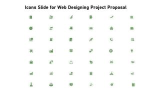 Icons Slide For Web Designing Project Proposal Ppt Inspiration Guidelines PDF