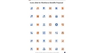 Icons Slide For Workforce Benefits Proposal One Pager Sample Example Document