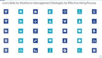 Icons Slide For Workforce Management Strategies For Effective Hiring Process Download PDF