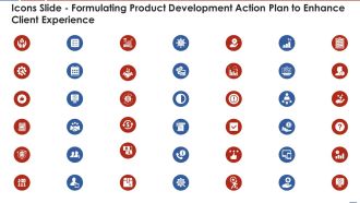 Icons Slide Formulating Product Development Action Plan To Enhance Client Experience Ideas PDF