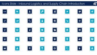 Icons Slide Inbound Logistics And Supply Chain Introduction Graphics PDF