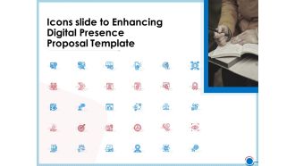 Icons Slide To Enhancing Digital Presence Proposal Template Microsoft PDF
