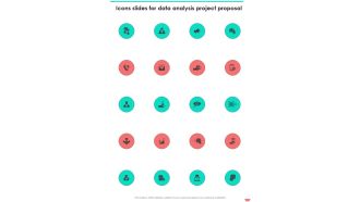 Icons Slides For Data Analysis Project Proposal One Pager Sample Example Document