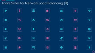 Icons Slides For Network Load Balancing IT Ppt Outline Example File PDF