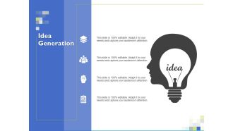 Idea Generation Ppt PowerPoint Presentation Model Sample