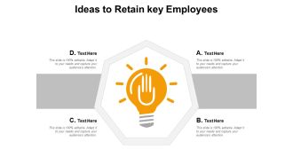 Ideas To Retain Key Employees Ppt Powerpoint Presentation Styles Model