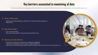Identifying Direct And Indirect Key Barriers Associated To Monetising Of Data Sample PDF