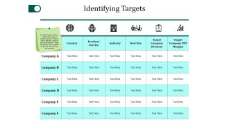 Identifying Targets Ppt PowerPoint Presentation Inspiration Example