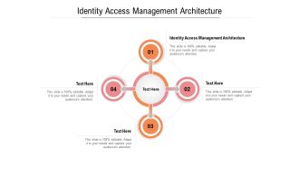 Identity Access Management Architecture Ppt PowerPoint Presentation Outline Objects Cpb Pdf