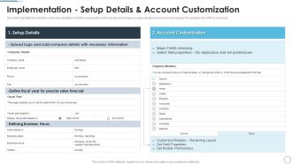Implementation Setup Details And Account Customization Microsoft PDF