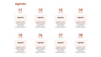 Implementing Agile Marketing In Your Organization Agenda Ppt Slides Templates PDF