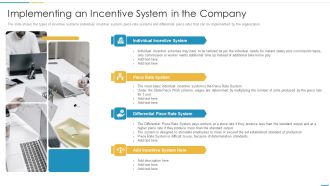 Implementing An Incentive System In The Company Background PDF