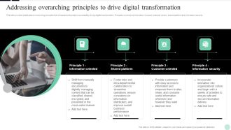 Implementing Digital Transformation Addressing Overarching Principles To Drive Digital Information PDF