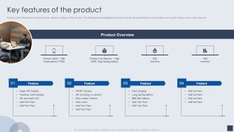 Implementing Marketing Mix Strategy To Enhance Overall Performance Key Features Of The Product Slides PDF