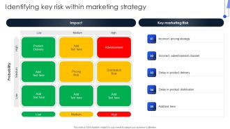 Implementing Marketing Strategies Identifying Key Risk Within Marketing Strategy Microsoft PDF