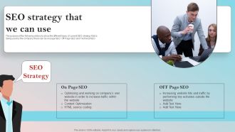 Implementing On Site Seo Strategy To Expand Customer Reach Seo Strategy That We Can Use Clipart PDF