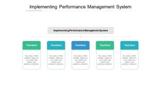 Implementing Performance Management System Ppt PowerPoint Presentation Slides Background Cpb Pdf