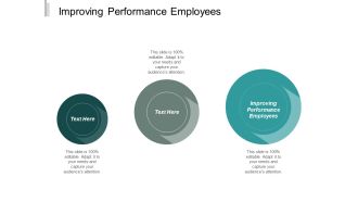 Improving Performance Employees Ppt PowerPoint Presentation Slides Picture Cpb