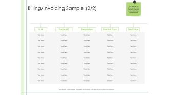 In Depth Business Assessment Billing Invoicing Sample Price Ppt PowerPoint Presentation Layouts Styles PDF