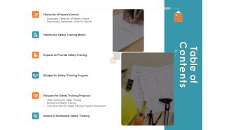 Incident Management Process Safety Table Of Contents Health Inspiration PDF