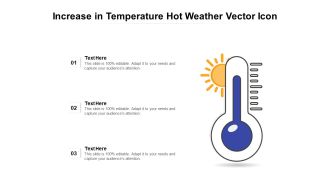 Increase In Temperature Hot Weather Vector Icon Ppt PowerPoint Presentation File Templates PDF