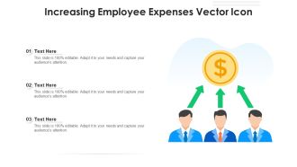 Increasing Employee Expenses Vector Icon Ppt PowerPoint Presentation File Good PDF