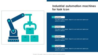 Industrial Automation Machines For Task Icon Professional PDF