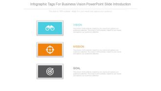 Infographic Tags For Business Vision Powerpoint Slide Introduction